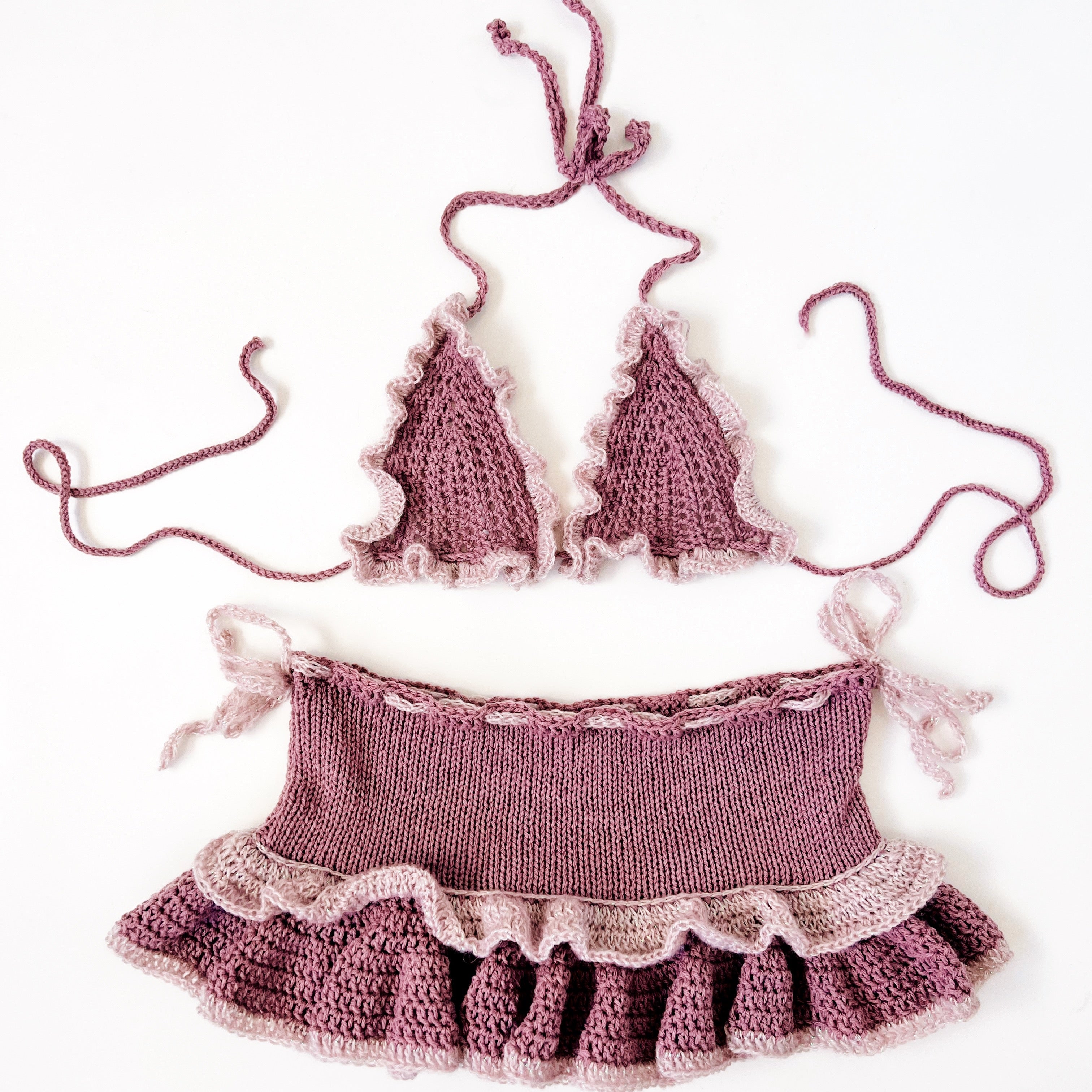 Mermaid Knit + Crochet Set - XS