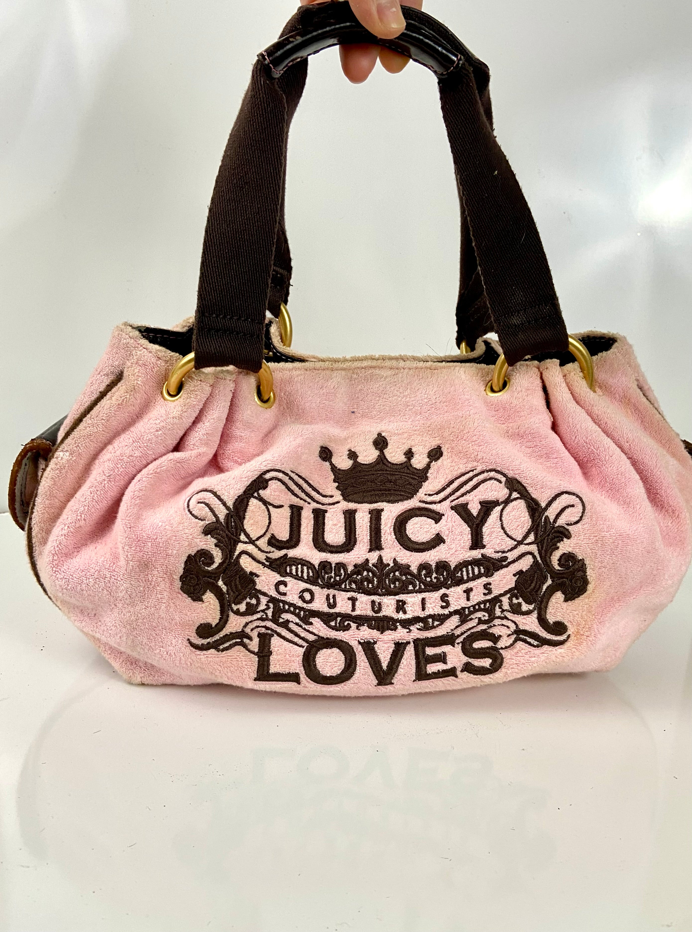 Juicy Couture Pink bag – Holy Thrift