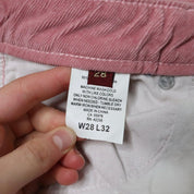 Y2K Pink Low Rise Flare Pants (M)