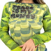 Miss Sixty “Peace Is My Money” Top (M/L)