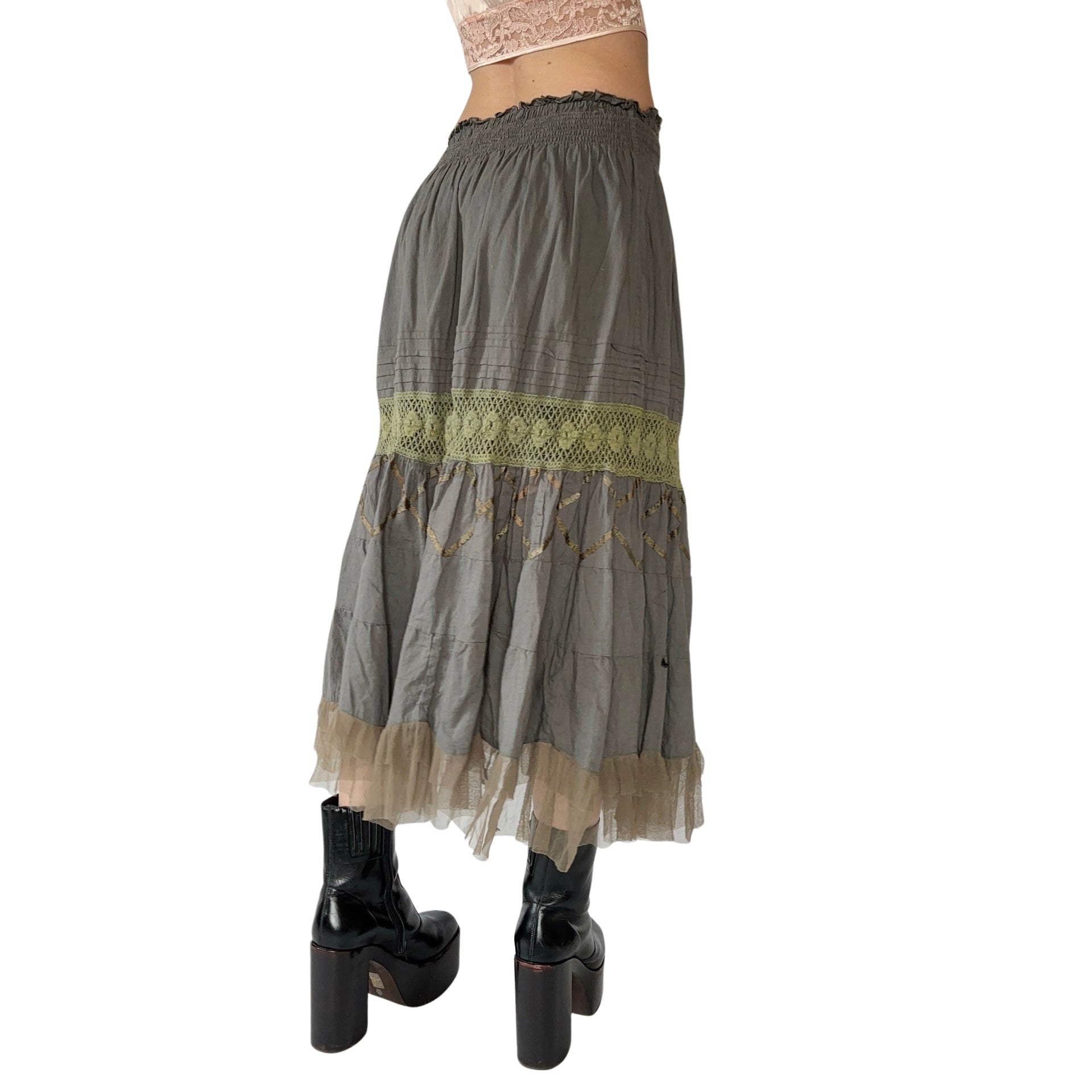 90s Boho Fairy Skirt (XS/S)