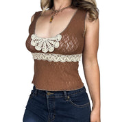 Doily Detail Lace Cami (M)