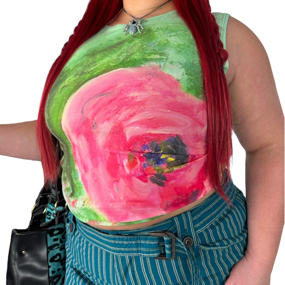 Digital Print Rose Tank (2XL)