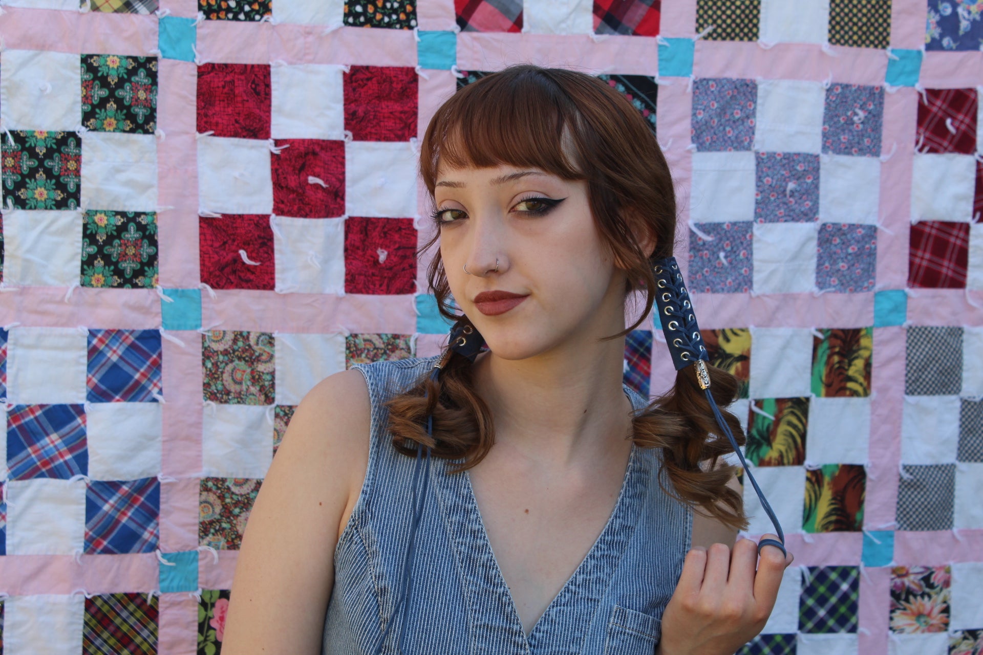 Leather Pigtail Hair Wraps