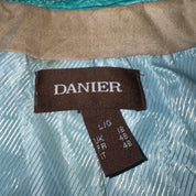 Vintage Danier Aqua Leather Jacket (L)