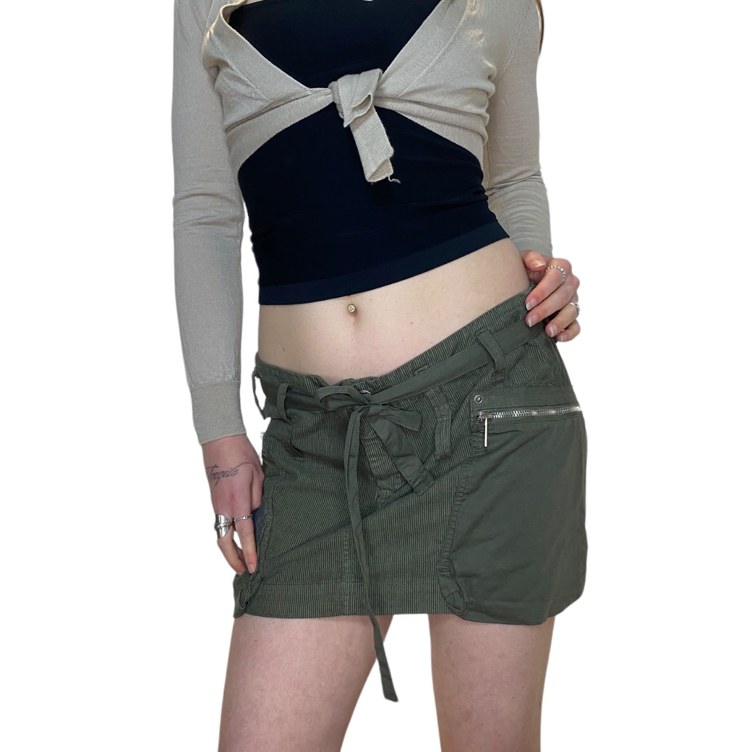 Vintage Diesel Utility Mini Skirt (M)