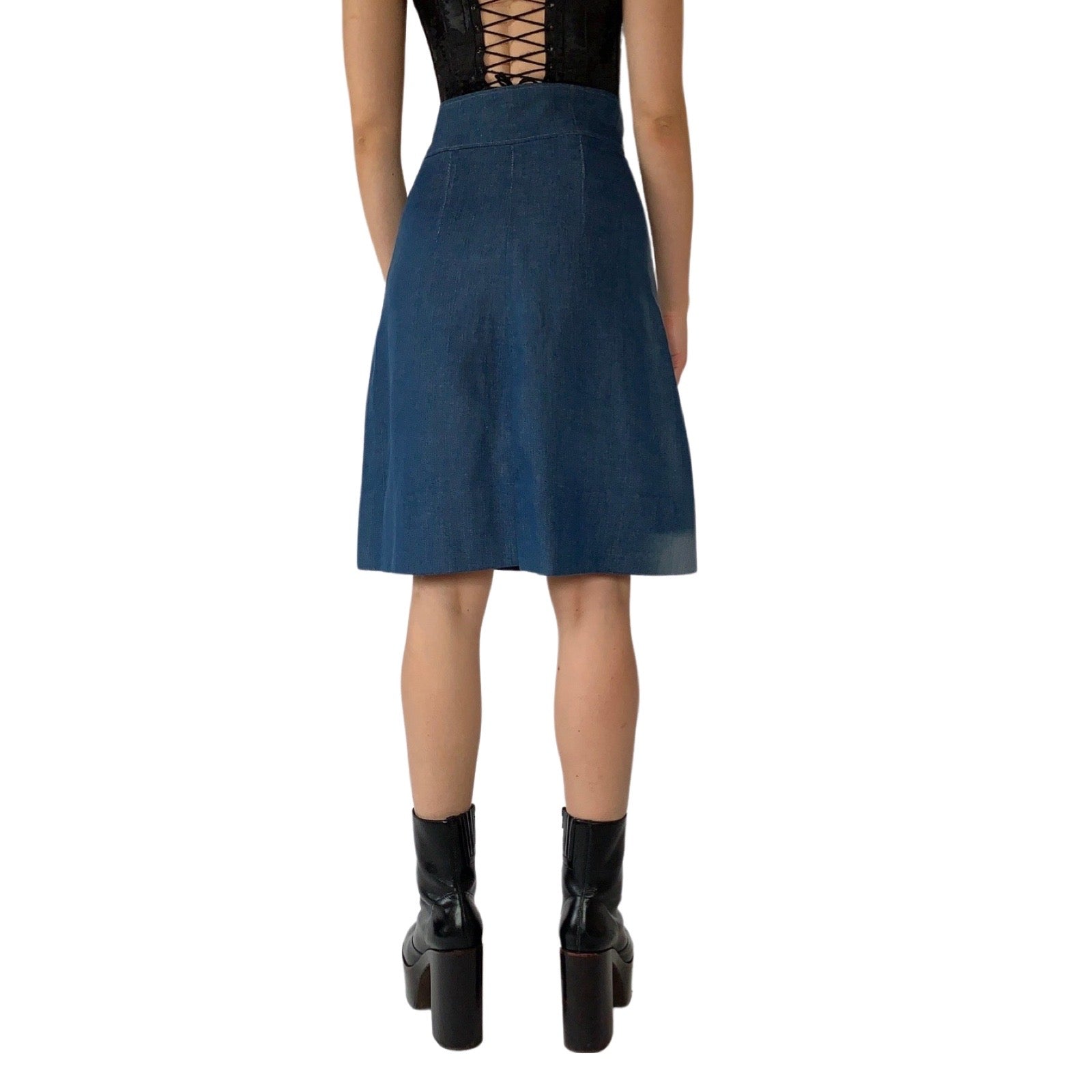 50s Denim Skirt (S)