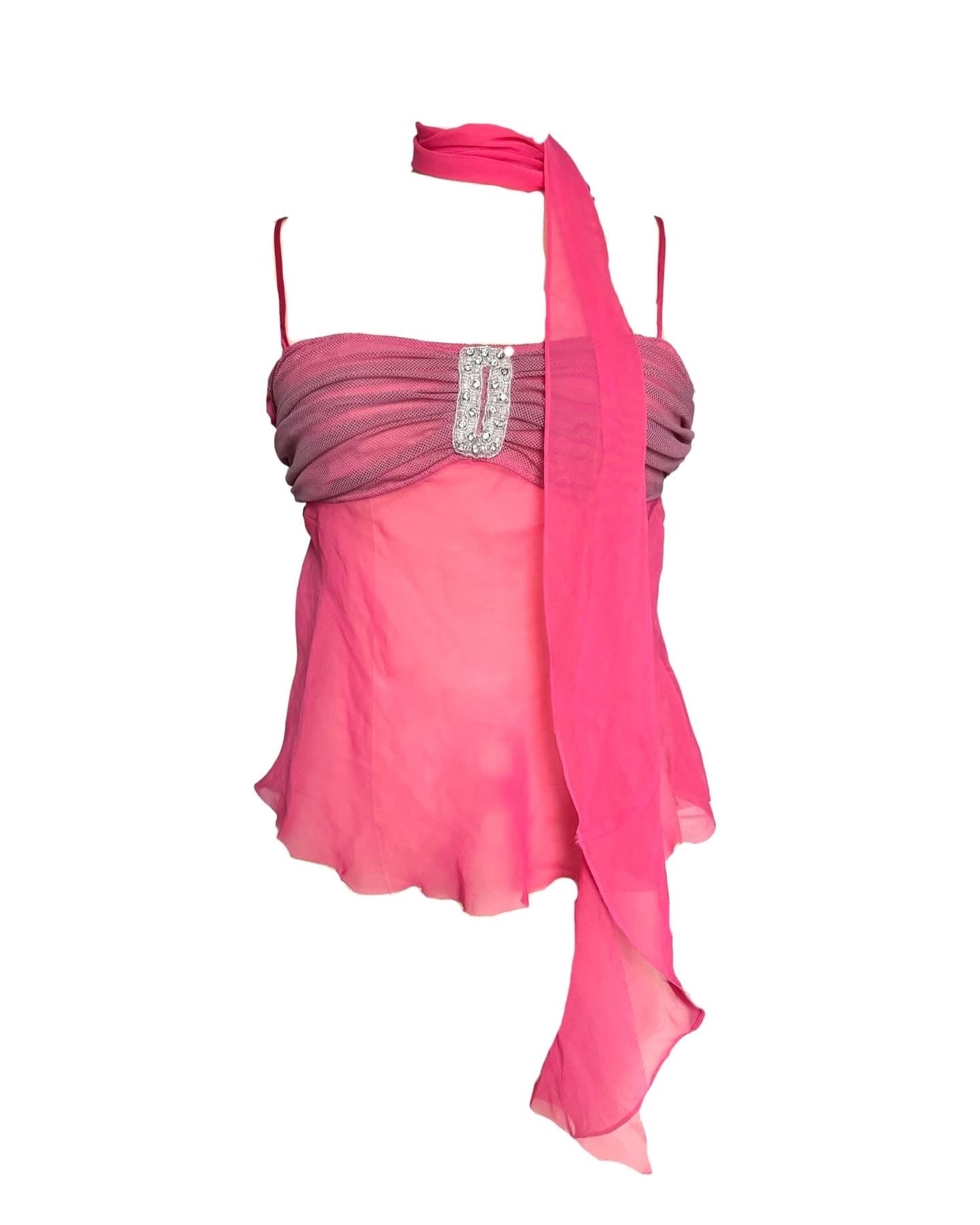 Pink Party Top (M)