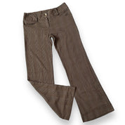 2000s-Era Brown Plaid Pants (L)