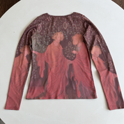 Cop Copine Medieval Micro Mesh Top (M)