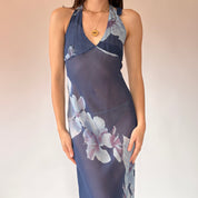 Victoria’s Secret Silk Floral Slip (M)