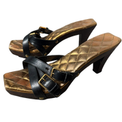 YSL Leather Wooden Kitten Heels (8)