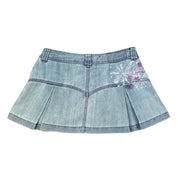 Playboy Y2K Denim Mini Skirt (XS)