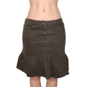 Y2K MARELLA Green Denim Skirt (M)