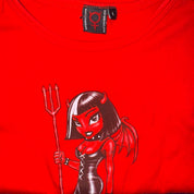 Y2K Devil Girl Graphic Tank (L)