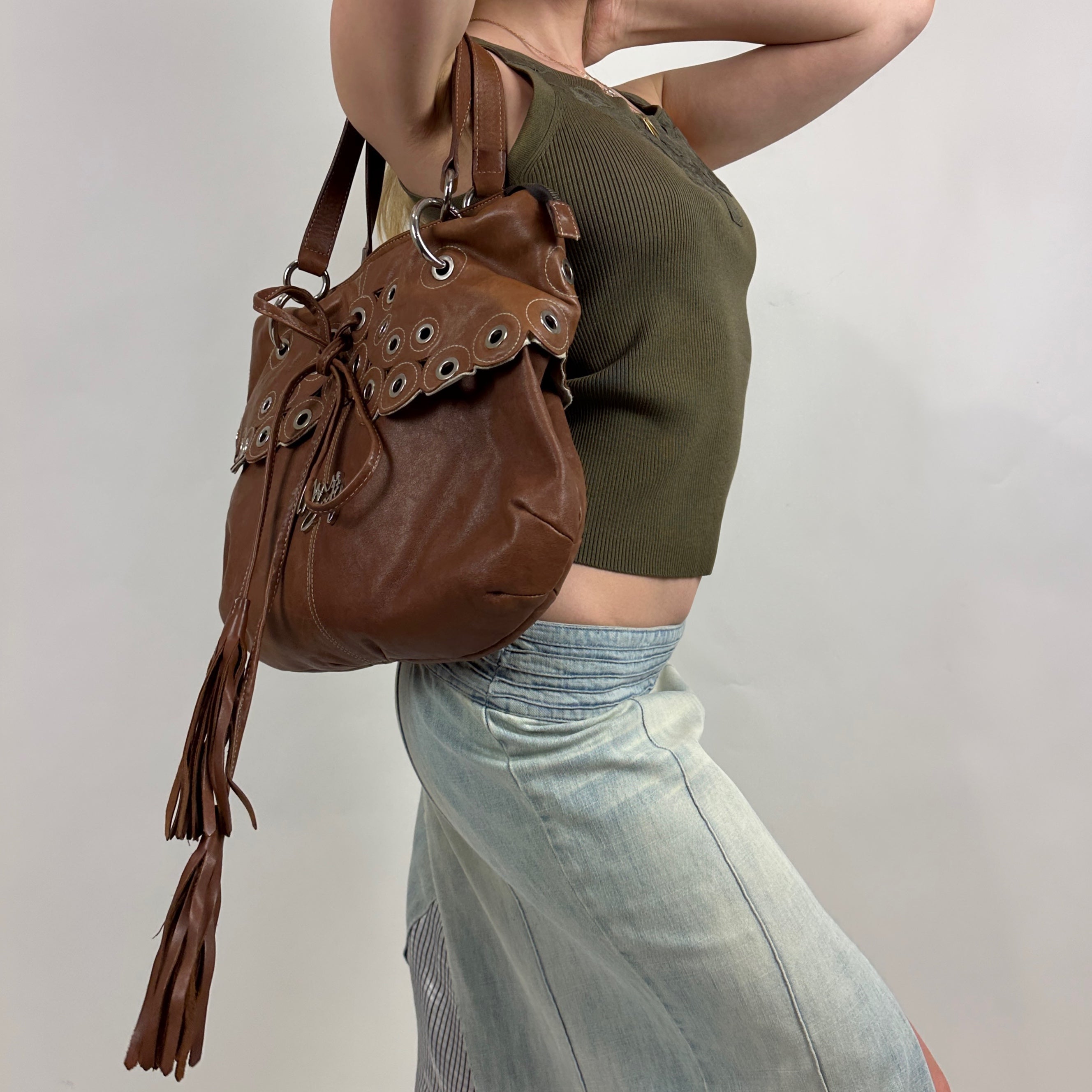 Miss Sixty Oversized Leather Bag