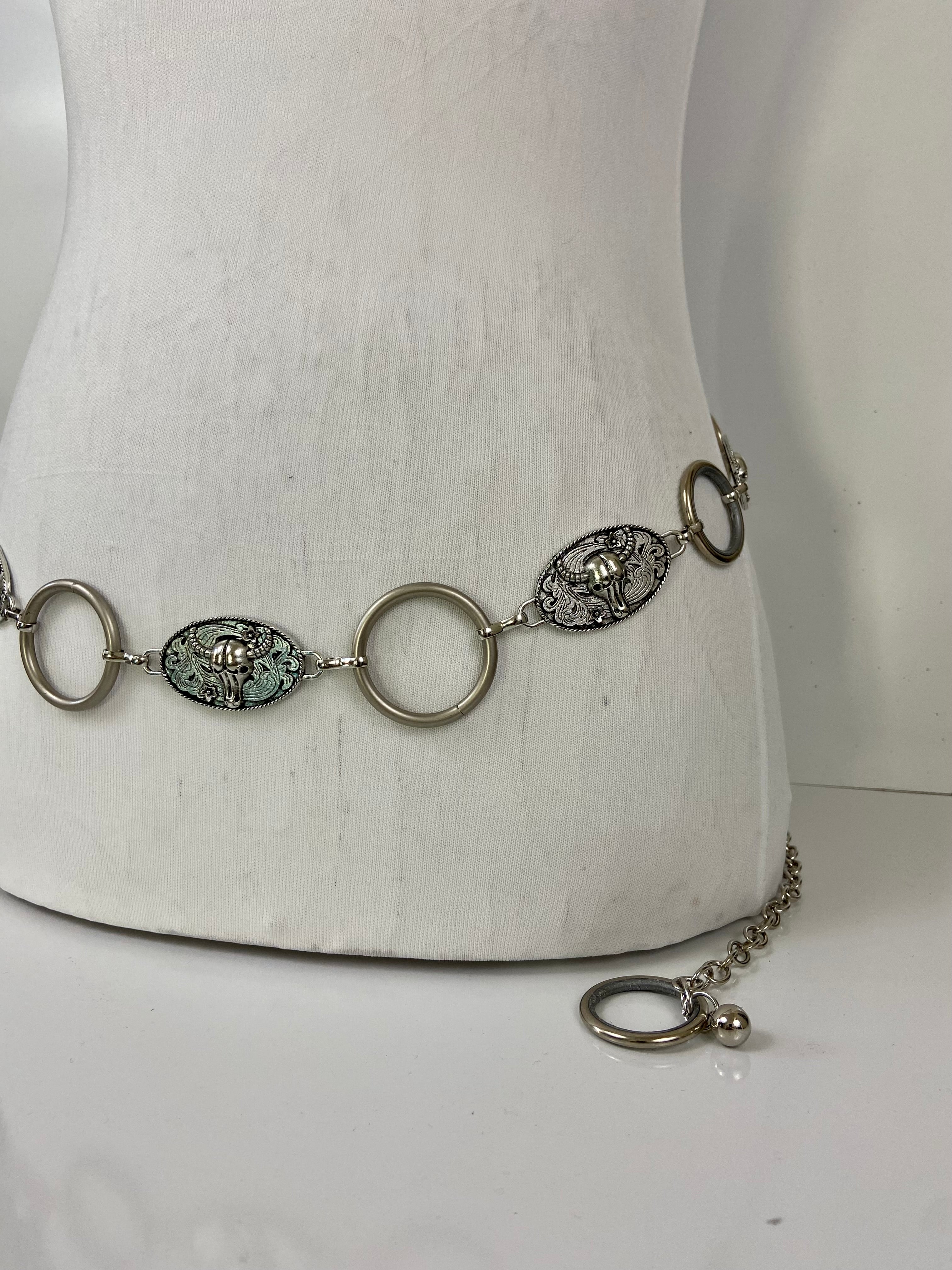 Western style 🐮 chain belt