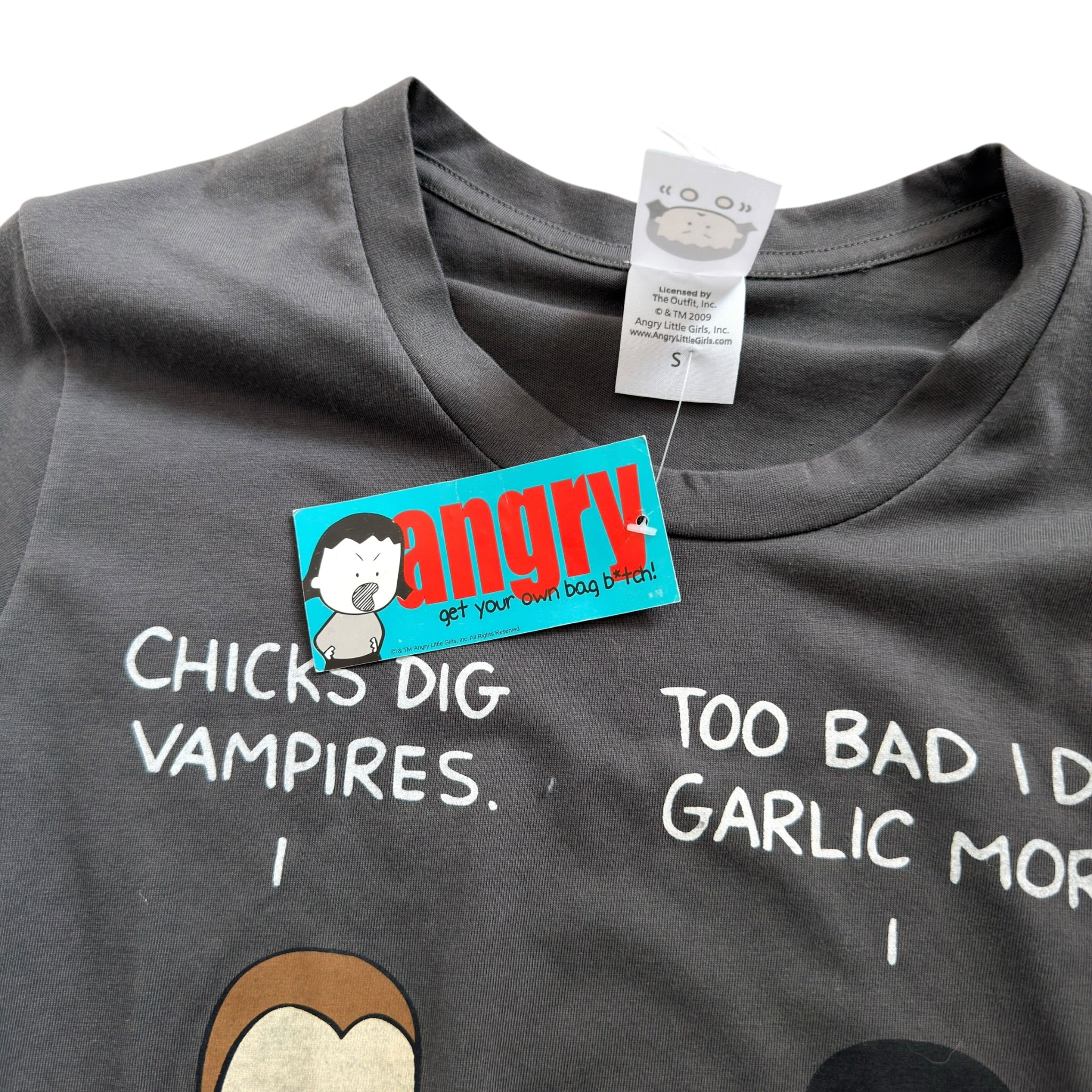 Angry little girls twilight parody deadstock baby tee (S)