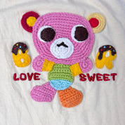 Japanese Bear Graphic Baby Tee (XS/S)