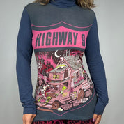 Custo Barcelona “Highway 9” Road Trip Graphic Turtleneck (L)