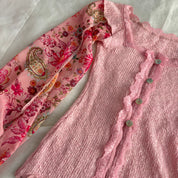 Zone Bleue Pink Cardigan (S/M)