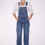 90s Ikeda Long Denim Overalls (S)