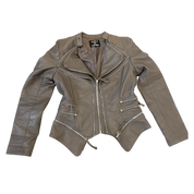 Vintage Drole De Copine 2 in 1 Leather Jacket (M)