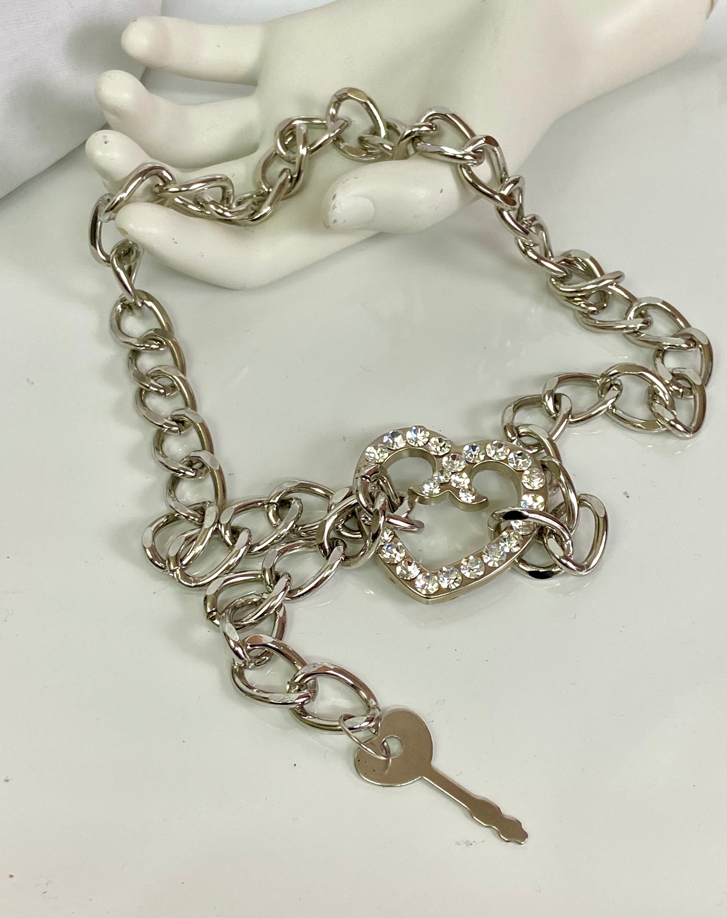 Heart key choker