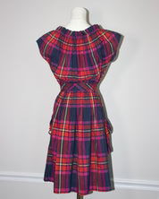 00s Vivienne Westwood Plaid Mini Dress (XXS/XS)