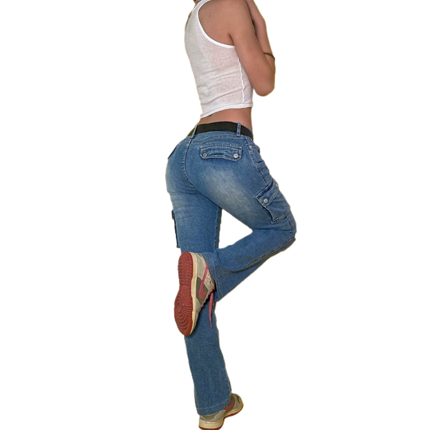 Y2k Southpole Cargo Jeans (S)