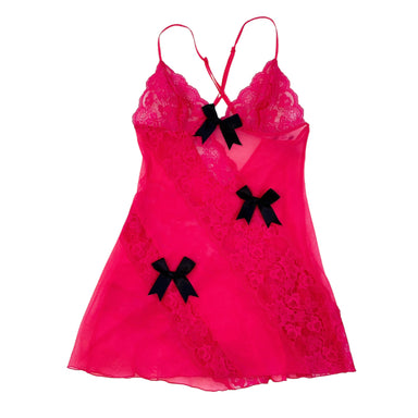 Vintage Y2K Victoria's Secret Silk Pink Tie Dye Slip Dress - Imber Vintage