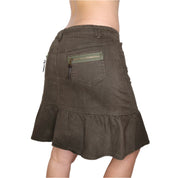 Y2K MARELLA Green Denim Skirt (M)