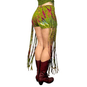 Tie Dye Fringe Festival Shorts (S)