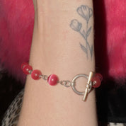 Reworked Virgin Mary Rosary Bracelet