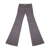 Y2K Gray Low Rise Flare Pants (XS)