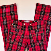 2000s Plaid Tommy Jeans Flares (S)