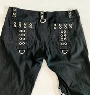 Black Banned Apparel chain pants