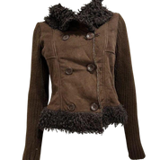 Vintage Gothic Double Breasted Button up Jacket (S)