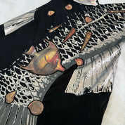Vintage Italian Fish Print Dress (M)