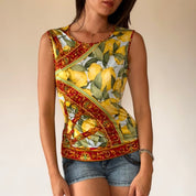 Dolce & Gabbana Sicilian Lemon Print Tank (M)