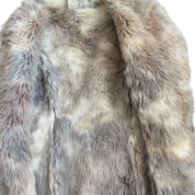 Y2K Faux Seude/Fur shearling jacket (M)