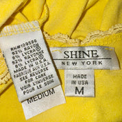 Buttercup Yellow Rosebud Top (M)