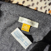 Early 2000s Grey Ruffle Cardigan (M)