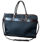 Brighton Black Brown Brief Case