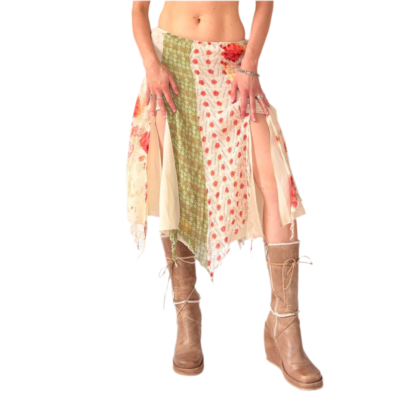 Y2K Silk Fairy Skirt (S)
