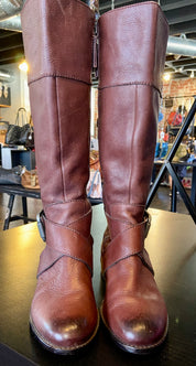 Fossil Leather Boots (6.5)