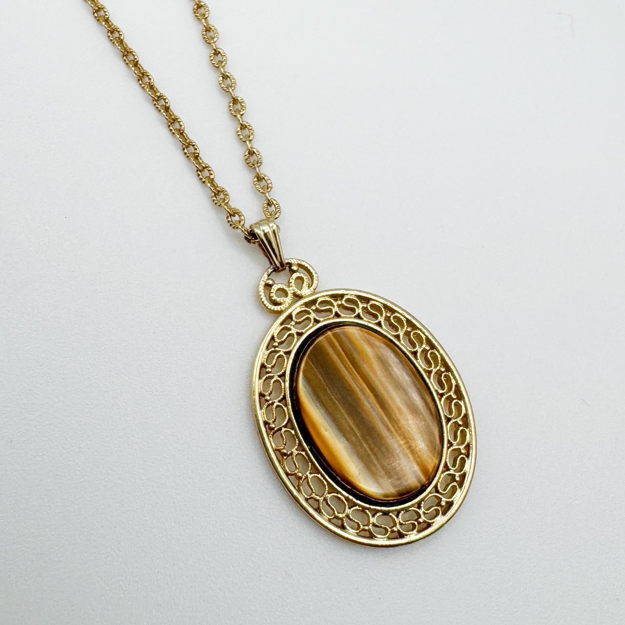 1970s Tiger’s Eye Necklace