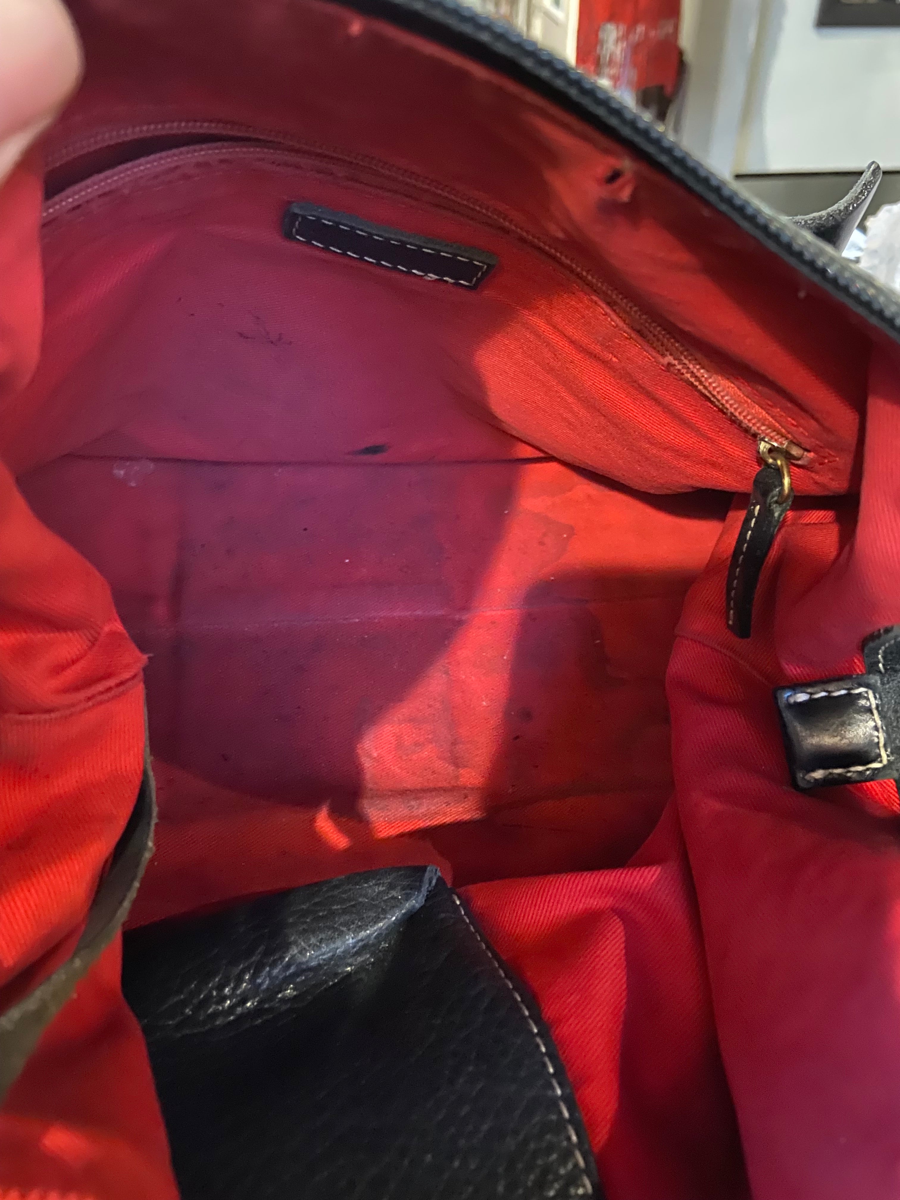 Vintage Black Leather Dooney & Bourke Purse