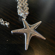 Starfish silver choker