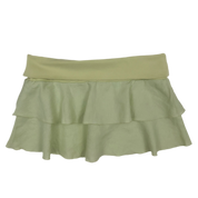 Acid Lime Linen Mini Skirt (M/L)